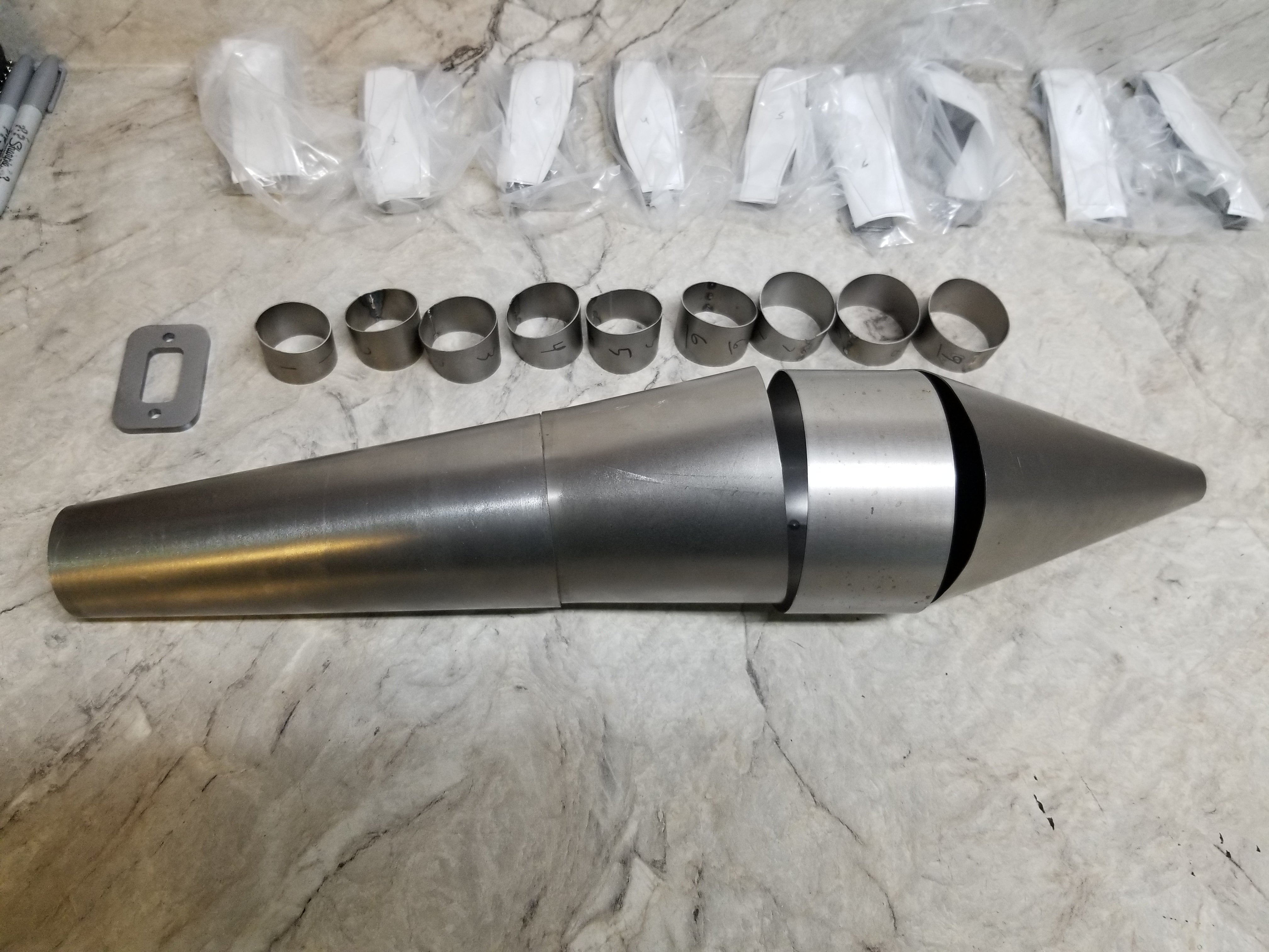 Big saw pipe DIY rolled cones